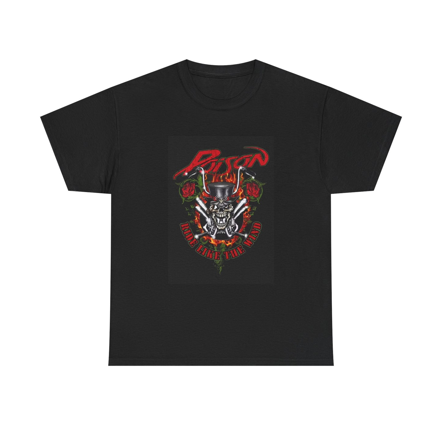 Poison T shirt Vintage Rock Poster Graphic Roses Brett Michael's Unisex 80s