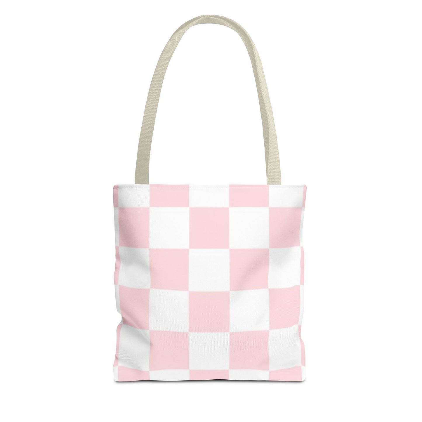 Pink And White Brand New Tote Bag (AOP)