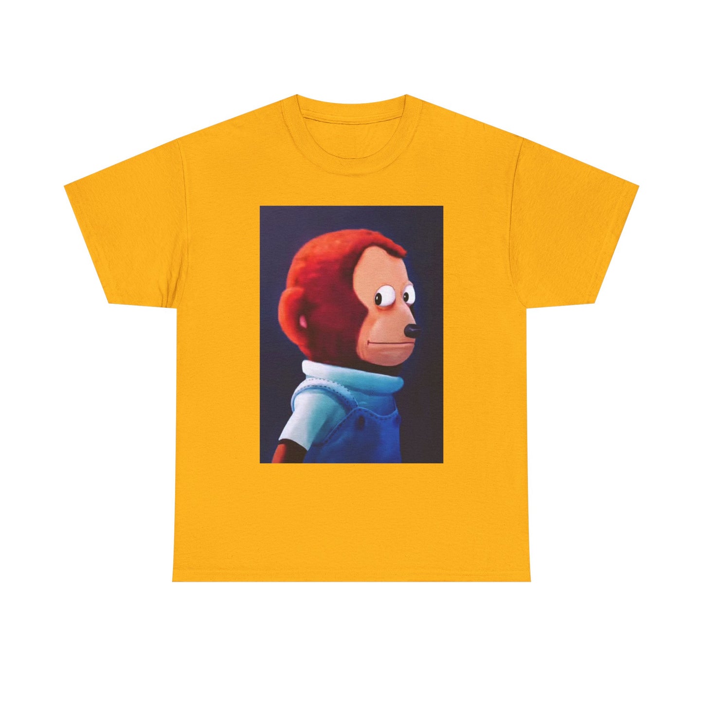 Funny Side Eye Jokes T Shirt MEME Comedy Cartoon Painting Unisex Heavy Cotton