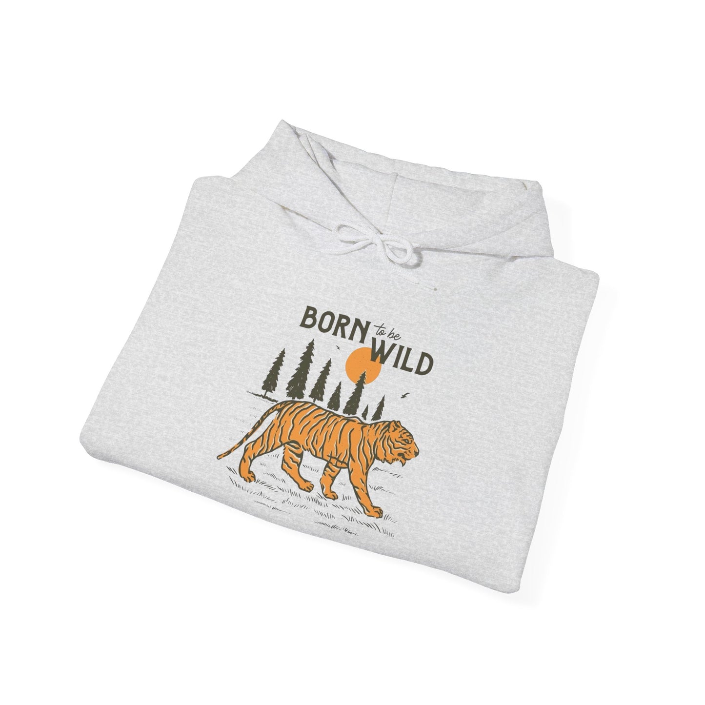 Born To Be Wild Graphic Hoodie Unisex Heavy Blend™ Hooded Sweatshirt