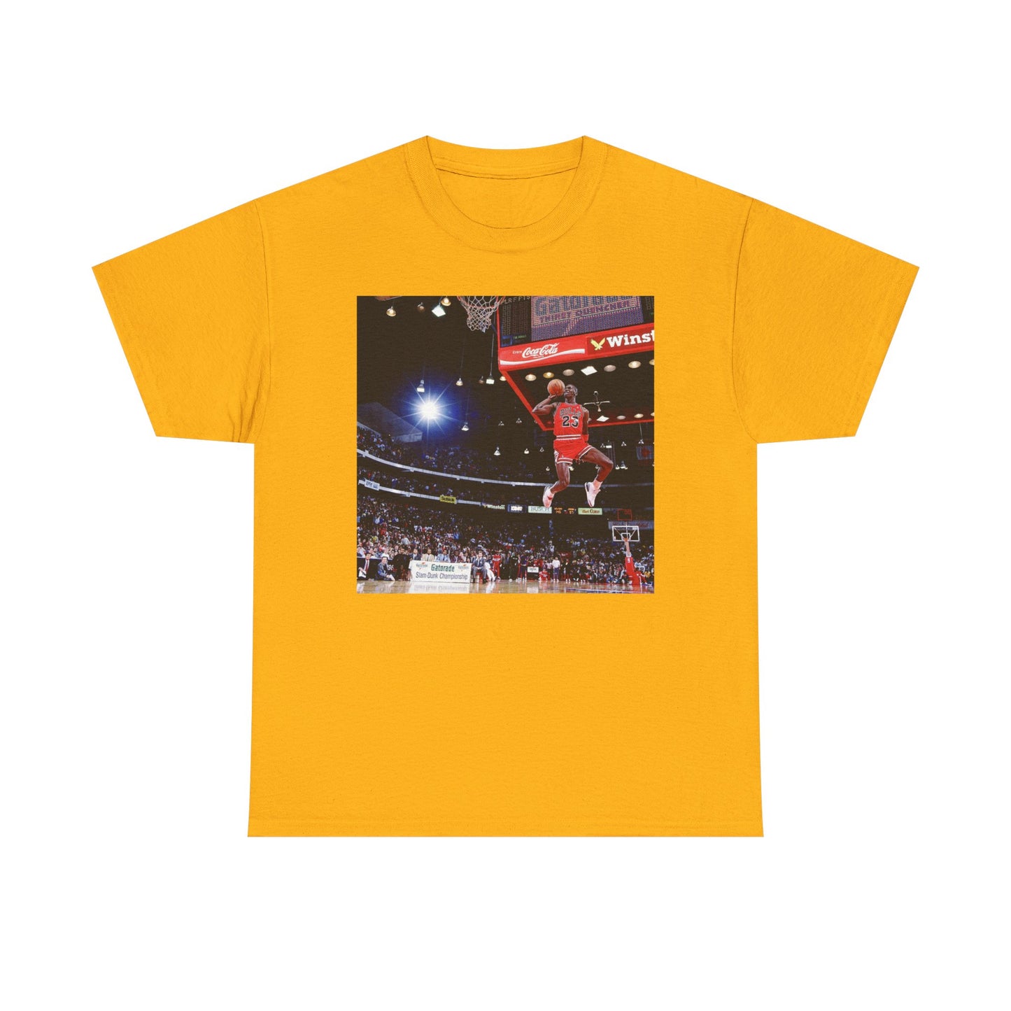 Michael Jordan Graphic T Shirt Retro Dunk Contest Unisex Heavy Cotton Tee