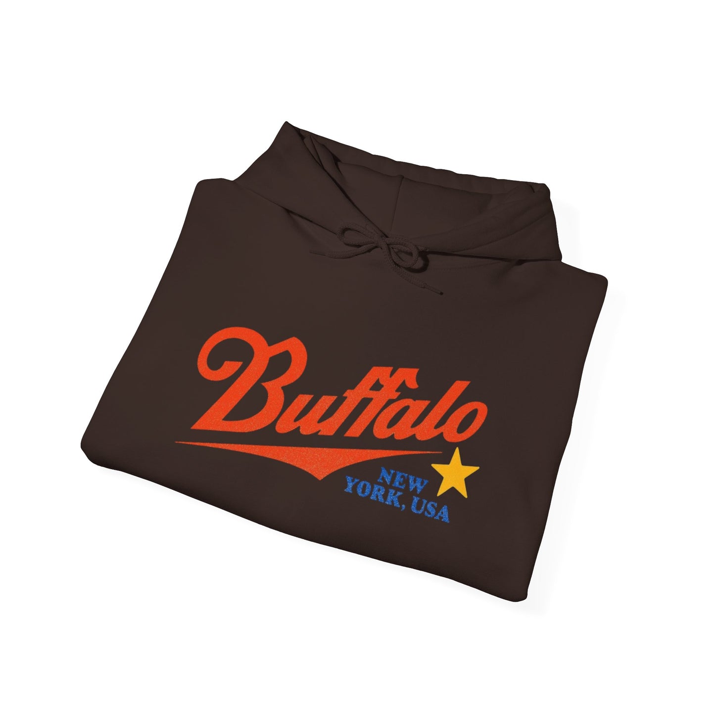 Buffalo New York Graphic Hoodie Unisex Heavy Blend™ Hooded Sweatshirt