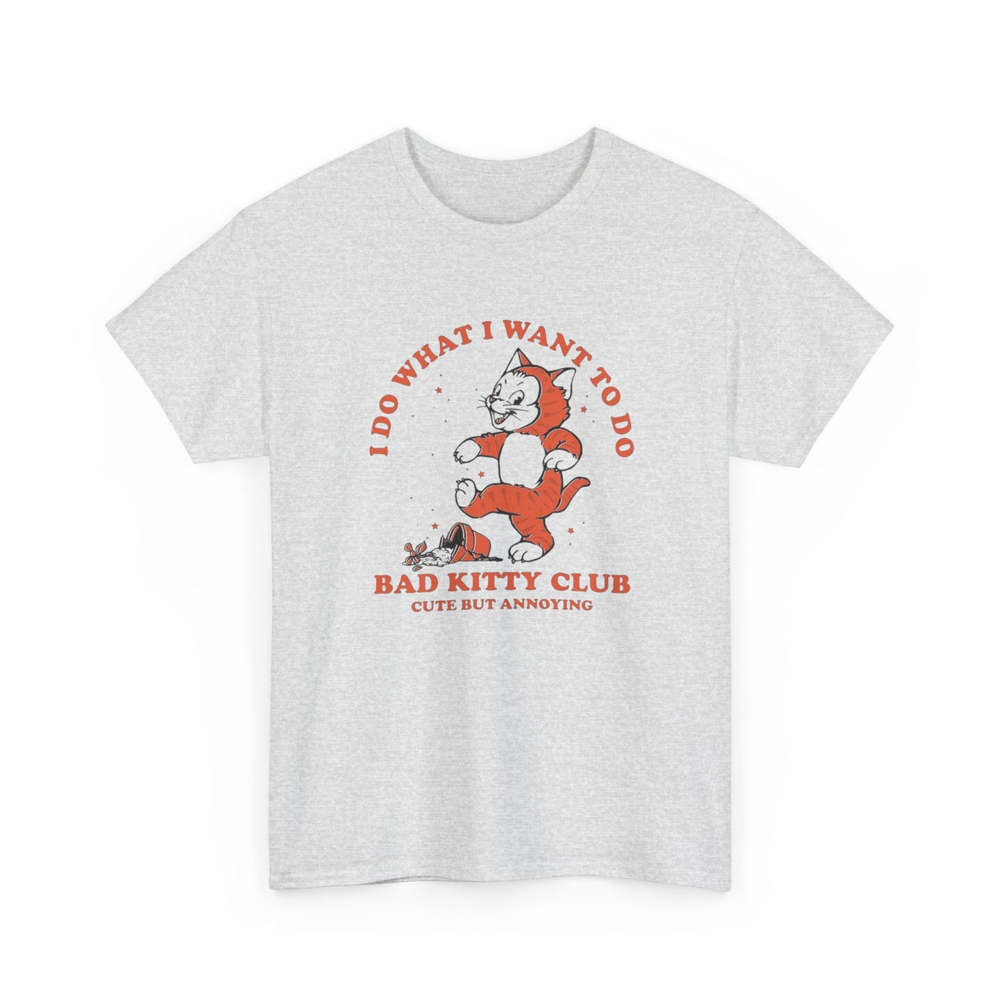 Bad Kitty Club Graphic T Shirt NEW ADULT TEE VINTAGE