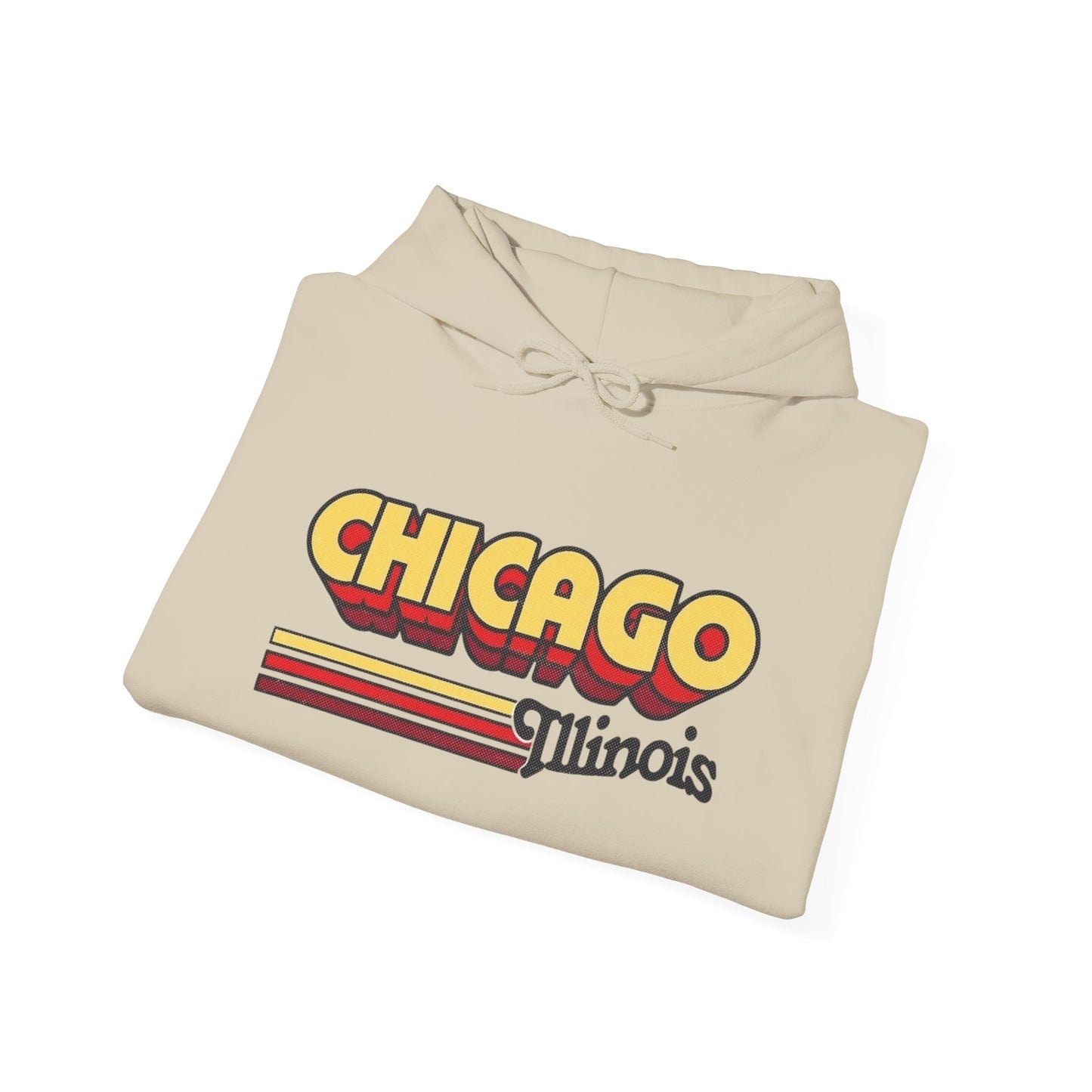 Chicago Illinois Graphic Hoodie Heavy Blend™ NEW Sweatshirt