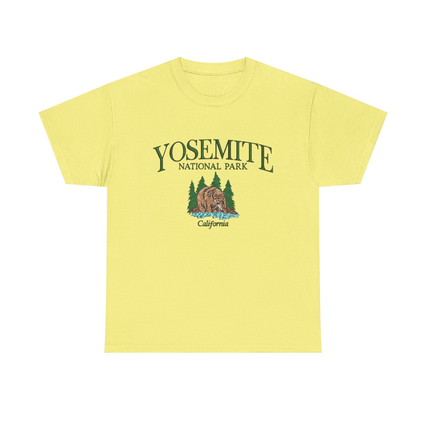 Yosemite National Park Graphic T Shirt NEW Unisex Heavy Cotton Tee