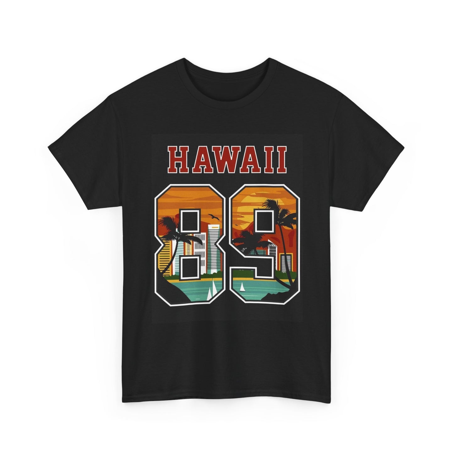 Hawaii Graphic T Shirt Vintage Vacation Merch Unisex Heavy Cotton Tee