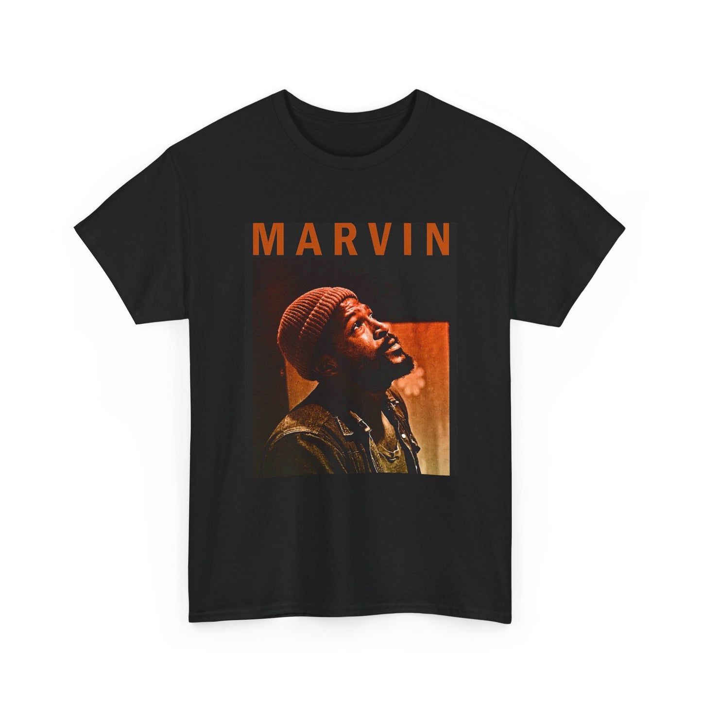 Marvin Gaye Tshirt Retro Poster Graphic Unisex Heavy Cotton Tee