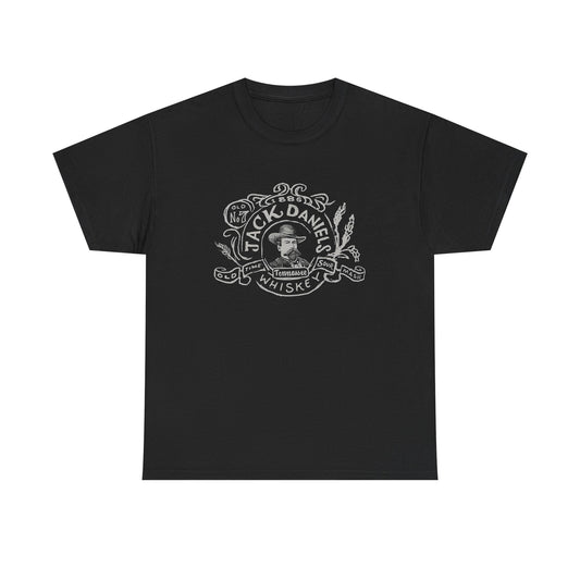 Jack Daniels Vintage Graphic T Shirt Unisex Heavy Cotton Tee NEW