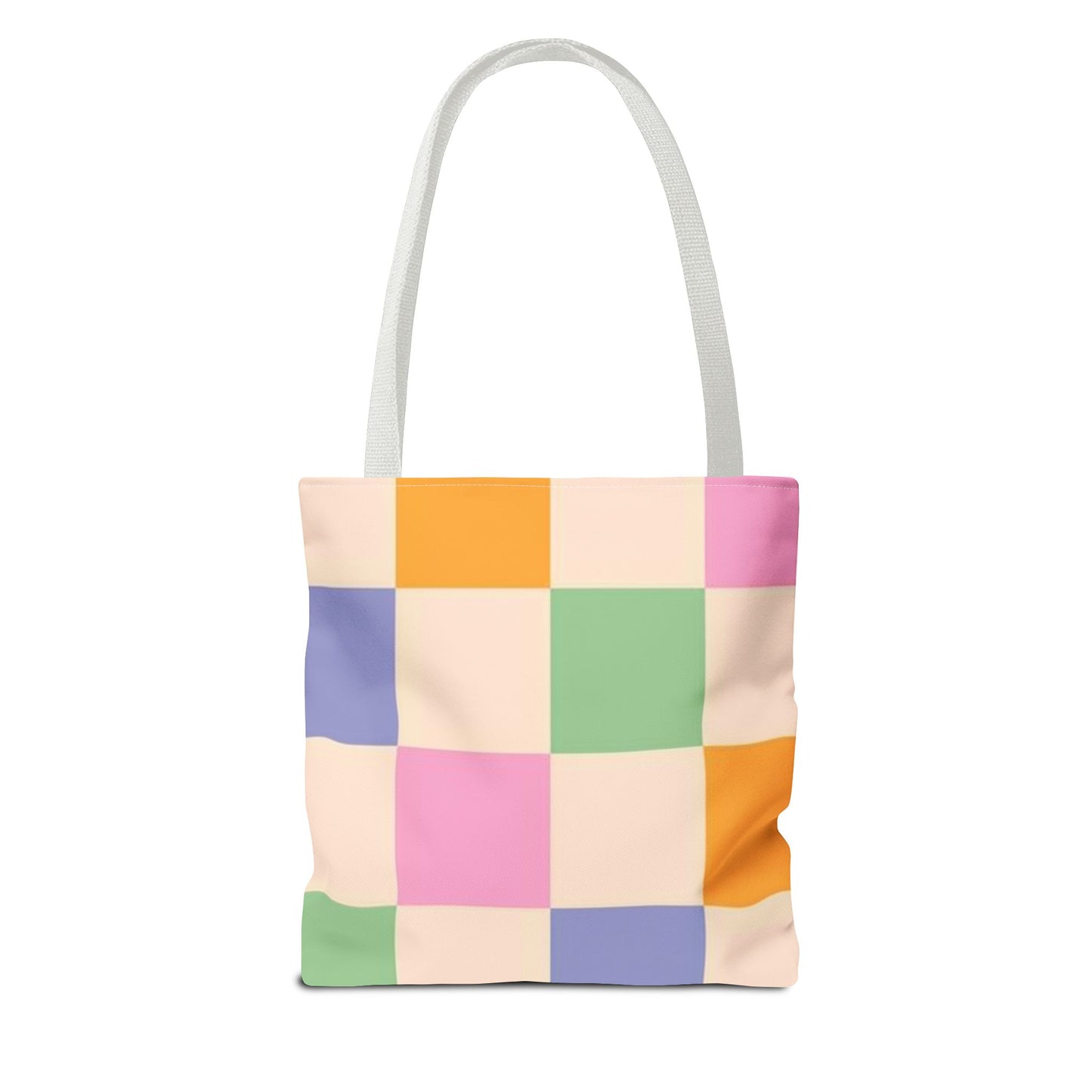 Pink Checkered All Over Print BRAND NEW Purse - Pocketbook - Travel Tote Bag