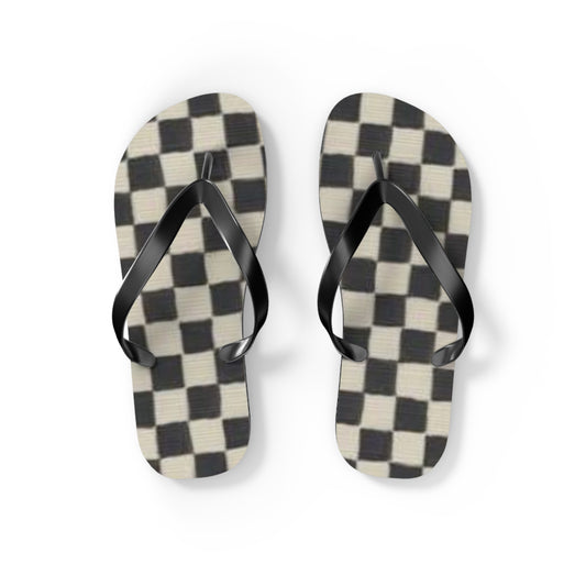 Black And White Sandals, Beach Shoes, Vacation Flip Flops, Pool Slides