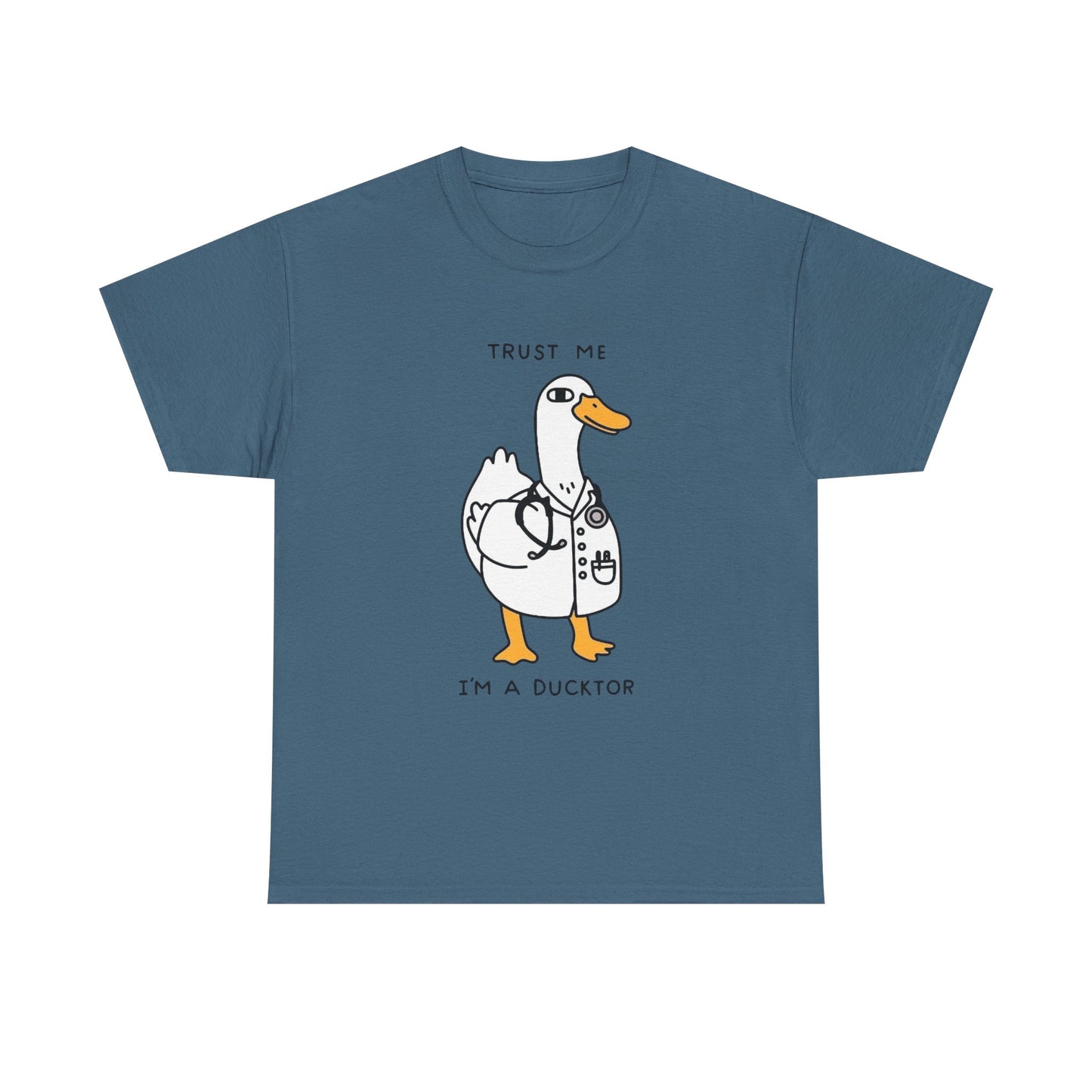 Trust Me I'm A Ducktor Graphic T-Shirt Men's Women's Heavy Cotton Tee NEW GIFT