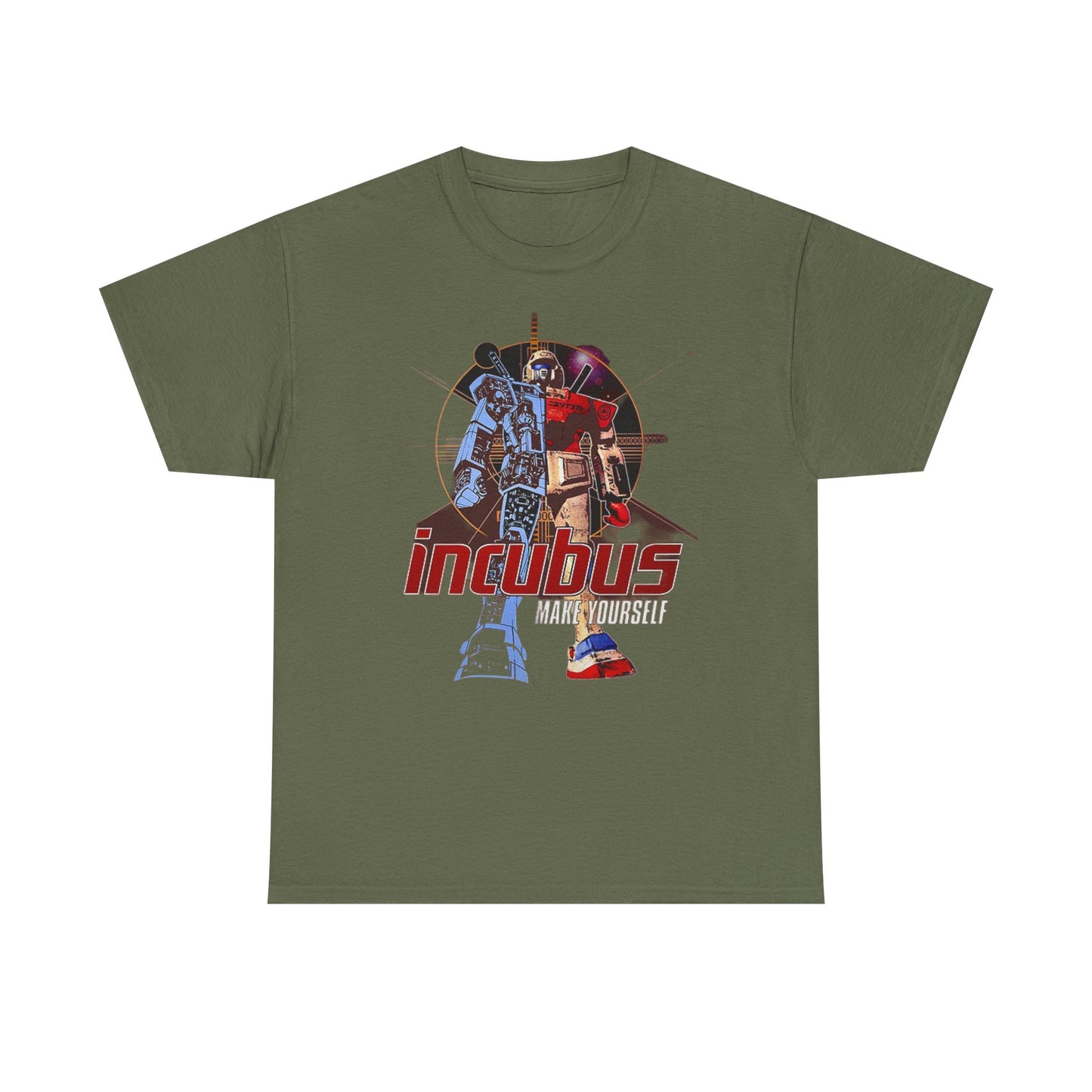 Incubus T-shirt vintage rock band retro metal Unisex Heavy Cotton Tee