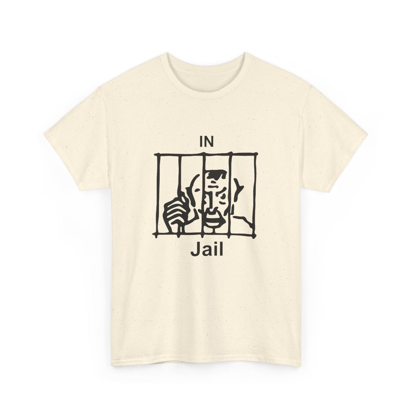 In Jail Graphic T Shirt NEW Unisex Heavy Cotton Tee