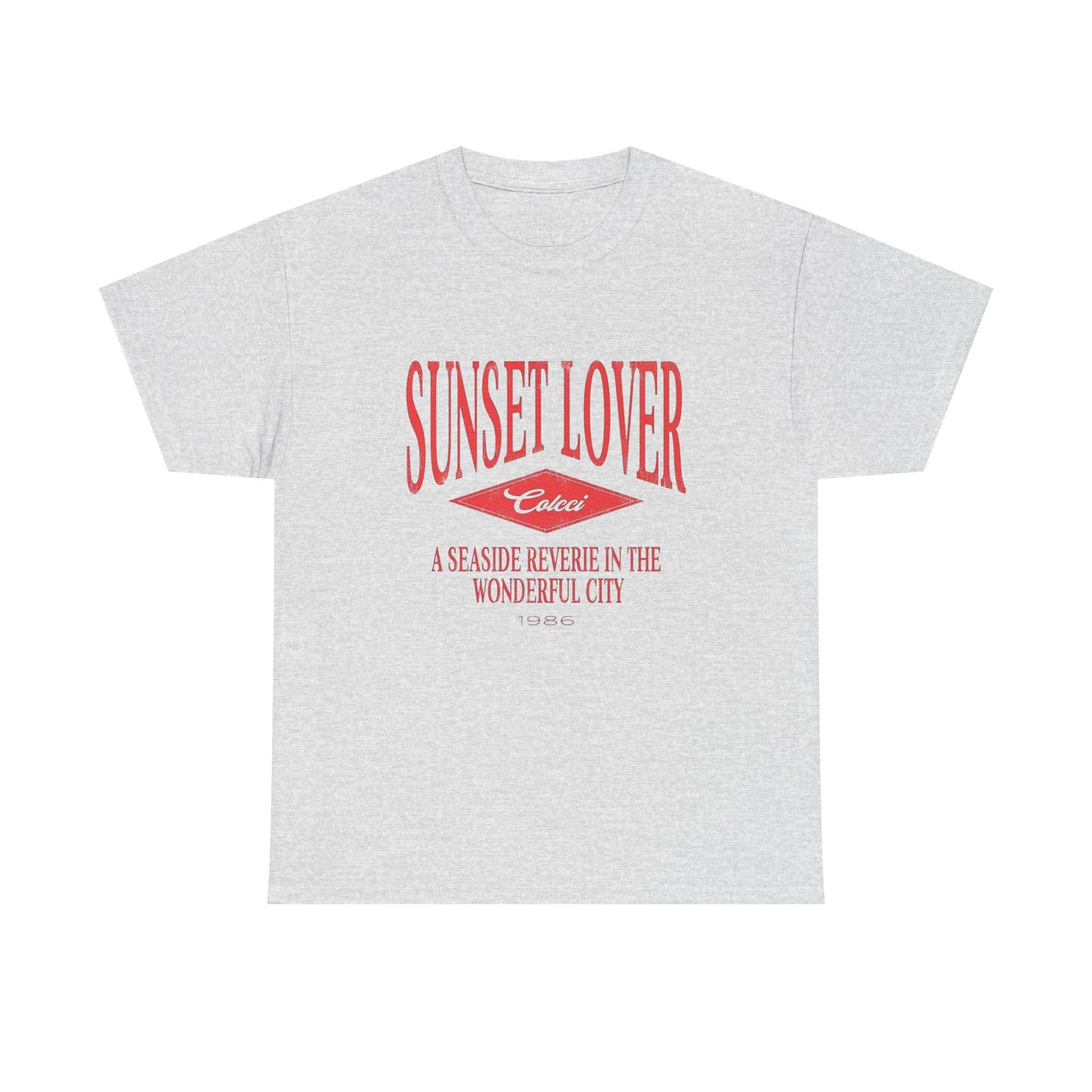 Sunset Lover Graphic T Shirt NEW Unisex Heavy Cotton Tee