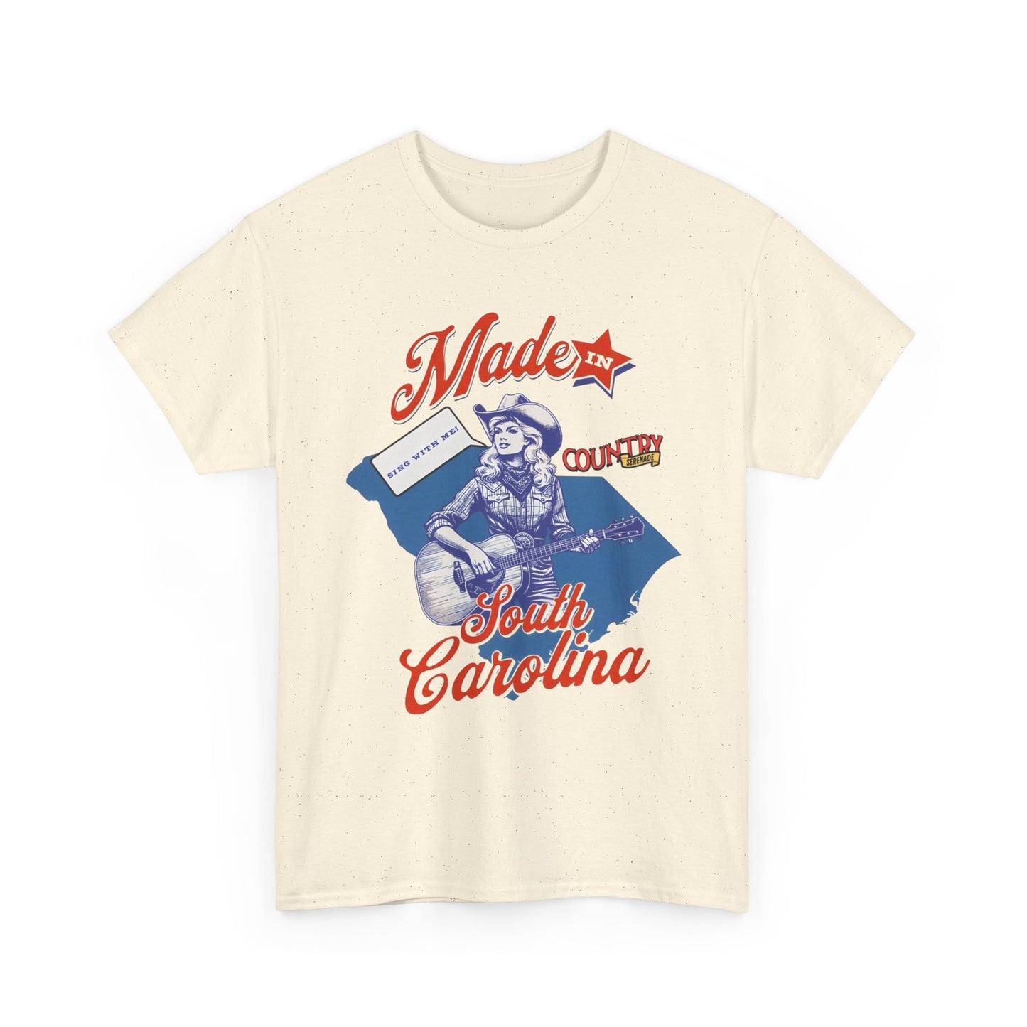 Made In South Carolina Graphic T Shirt Unisex Heavy Cotton Tee Gift