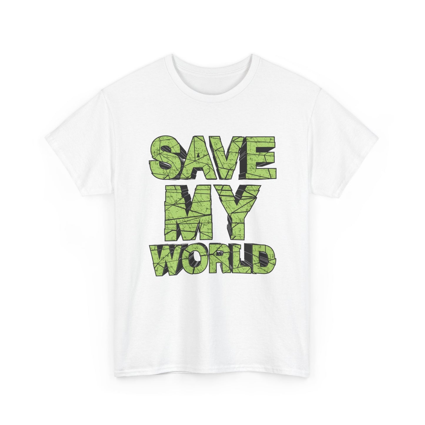 Save My World Graphic T Shirt Brand New Cotton Tee
