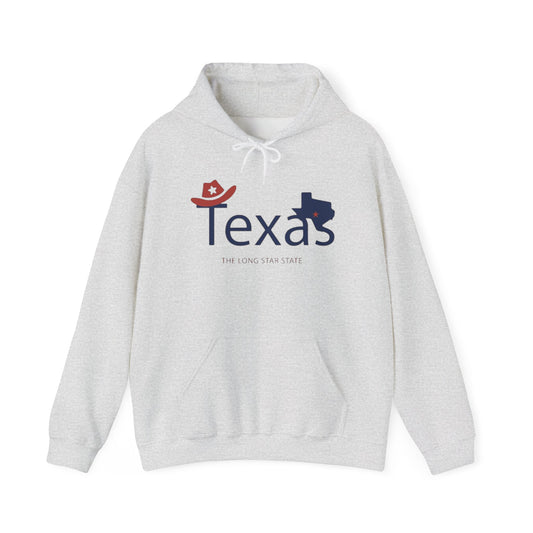 Texas The Lone Star State Graphic Hoodie Unisex Heavy Blend™ Hooded Sweatshirt