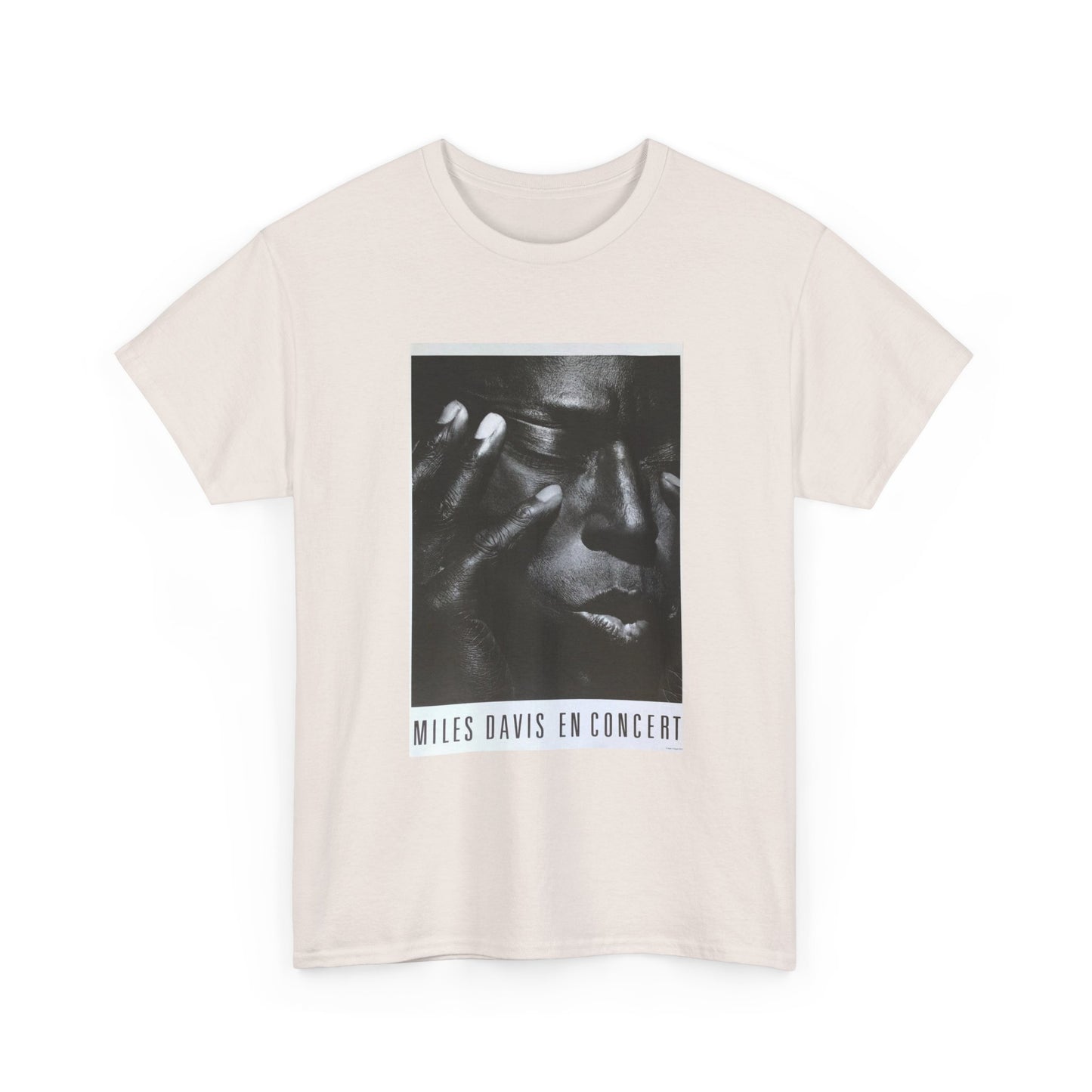 Miles Davis Concert Tee Vintage Poster Retro Rare Graphic Unisex Heavy Cotton