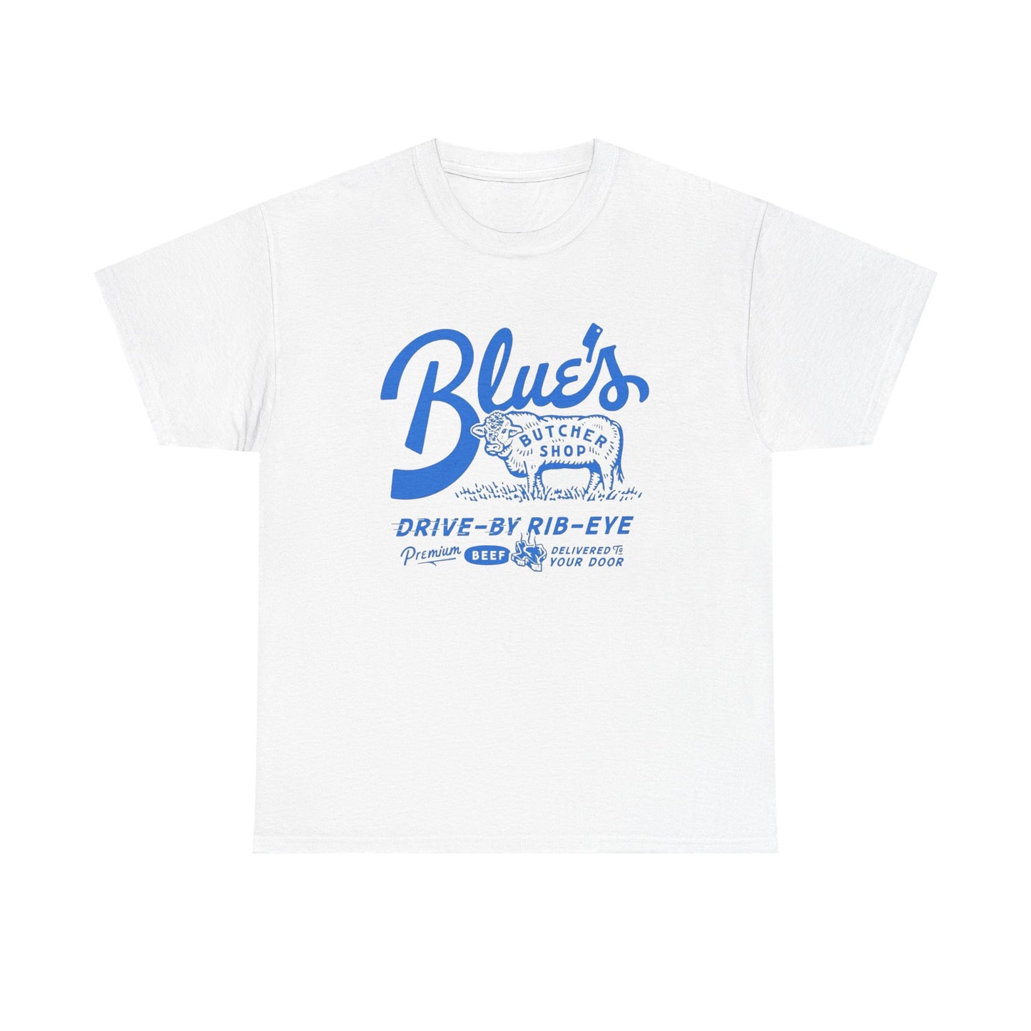 Vintage Butcher Shop Beef Graphic T Shirt NEW ADULT TEE Cotton