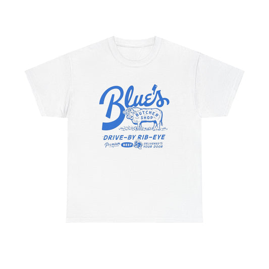 Vintage Butcher Shop Beef Graphic T Shirt NEW ADULT TEE Cotton