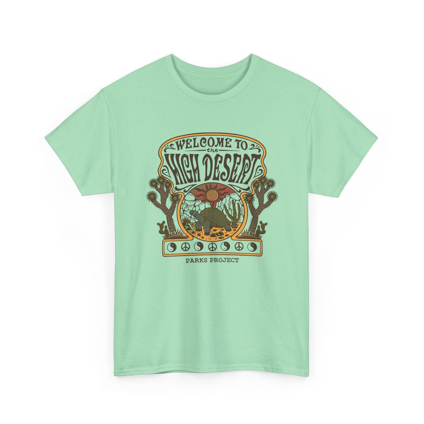 Welcome To The High Desert Graphic T Shirt NEW Adult Regular Heavy Cotton Tee
