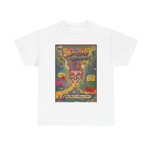 WoodStock Tshirt Vintage jerry garcia Neon Art Retro Unisex Heavy Cotton Tee
