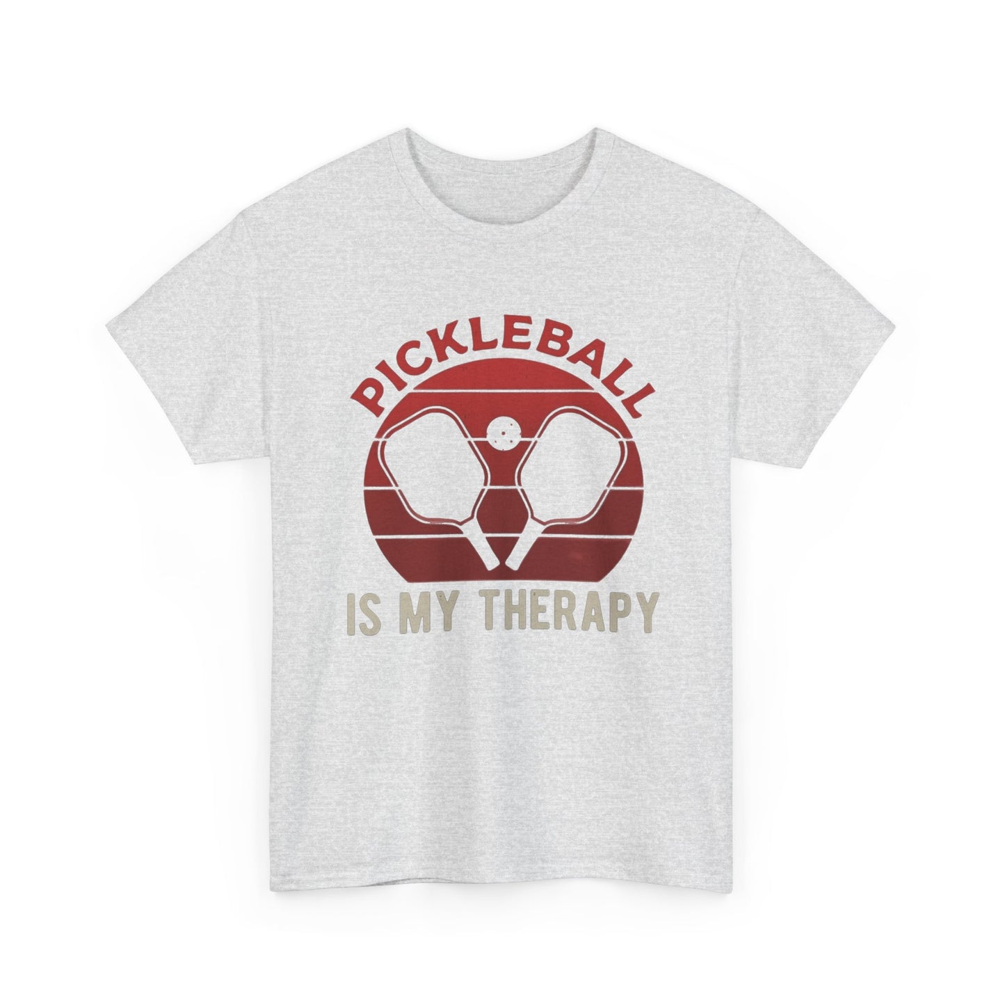 Pickleball Is My Therapy Graphic T Shirt Cotton Tee Apparel New