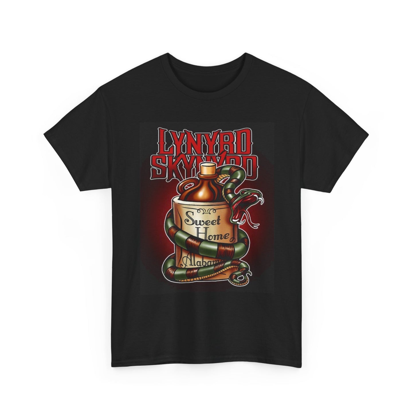 Lynyrd Skynyrd Graphic T Shirt Vintage Bottle Retro Unisex Heavy Cotton Tee