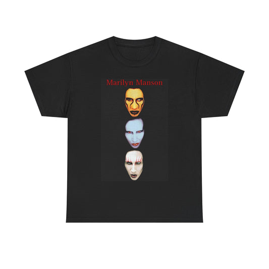 Marilyn Manson T-shirt vintage metal retro graphic Unisex Heavy Cotton Tee