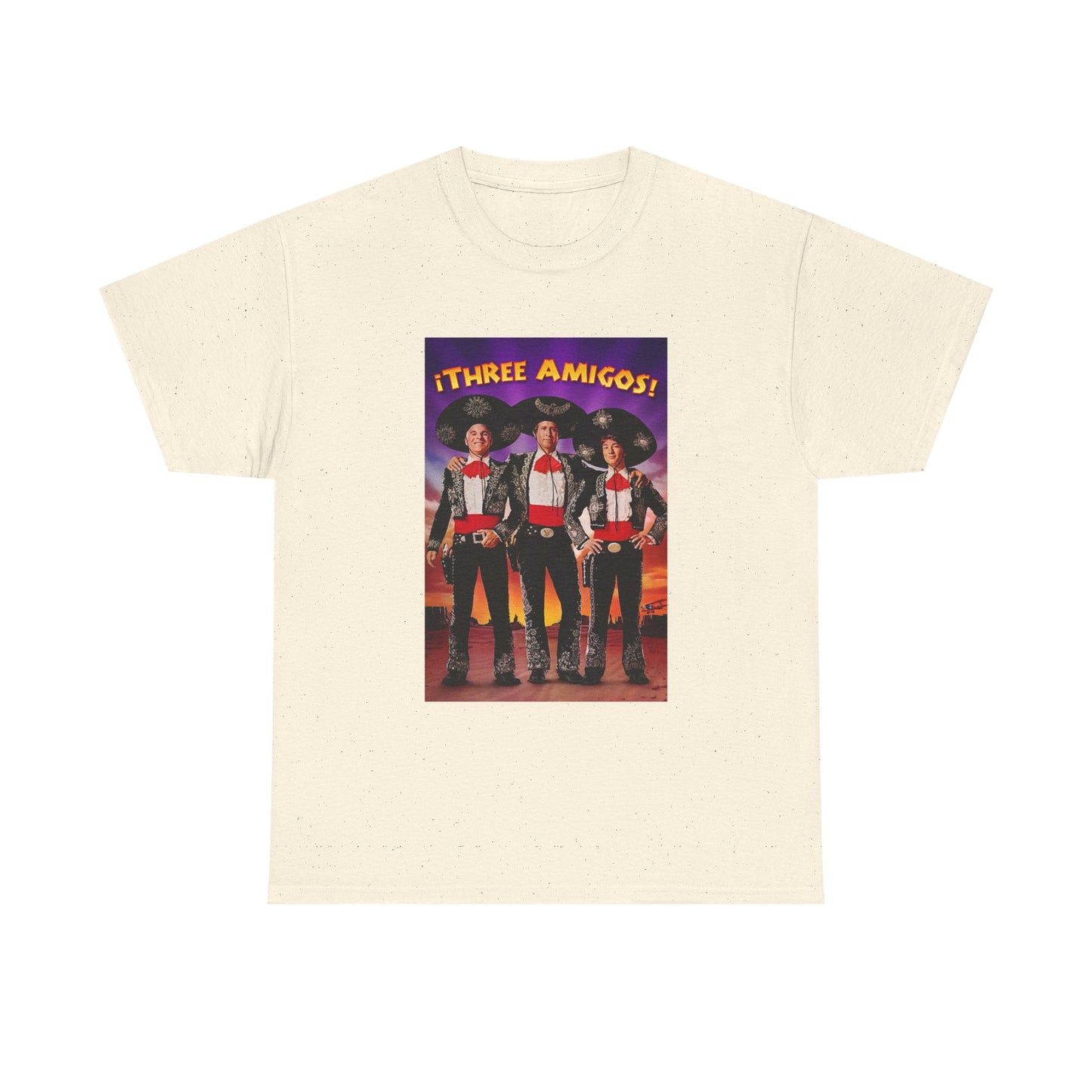 Three Amigos Tshirt Steve Martin Graphic Vintage Comedy Unisex Heavy Cotton Tee