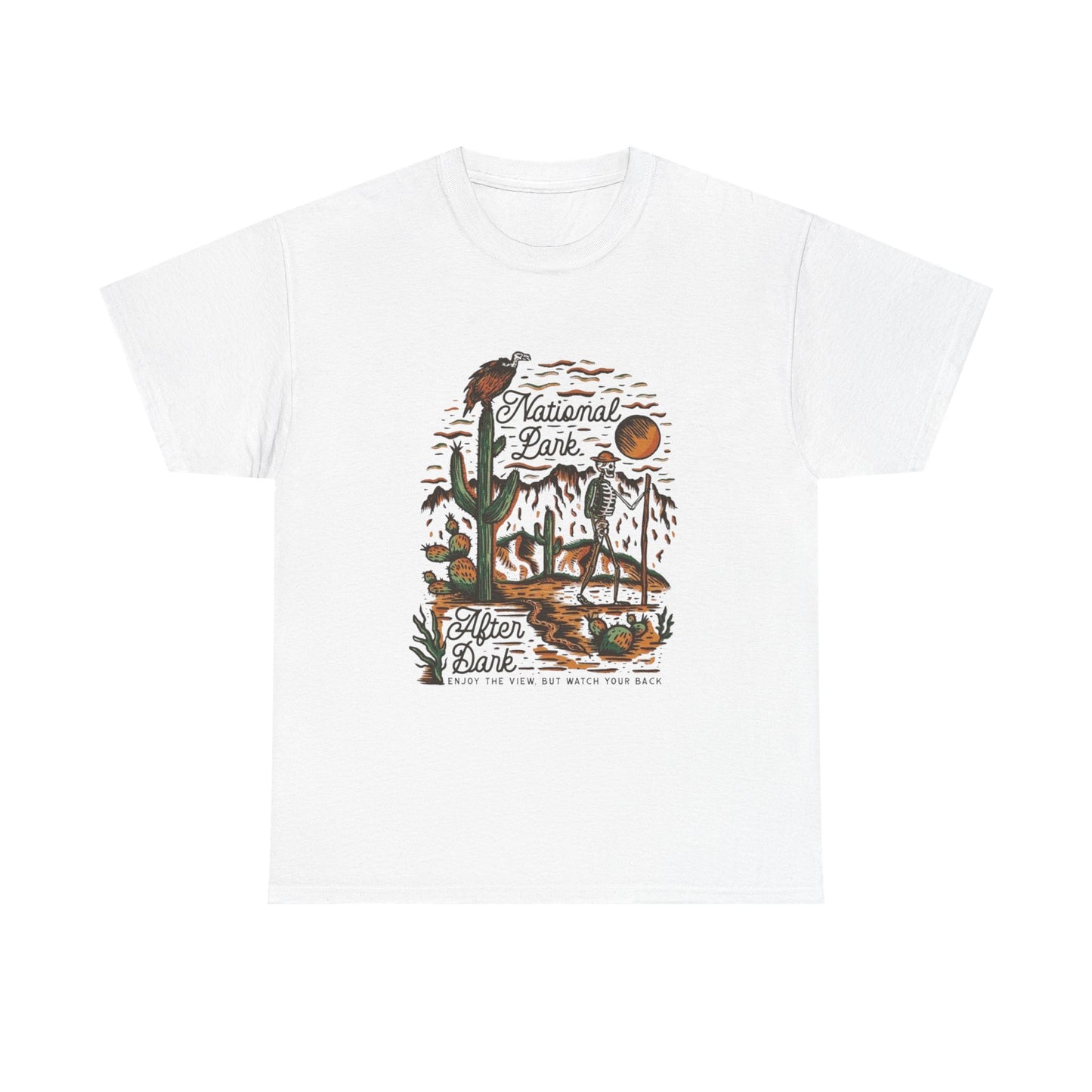 National Park After Dark Graphic T Shirt Unisex Heavy Cotton Tee