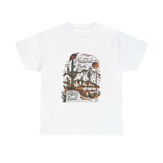 National Park After Dark Graphic T Shirt Unisex Heavy Cotton Tee