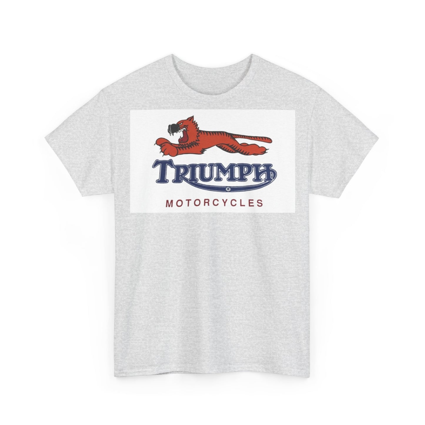 Triumph T-shirt vintage motorcycles nostalgia Tiger Unisex Heavy Cotton Tee