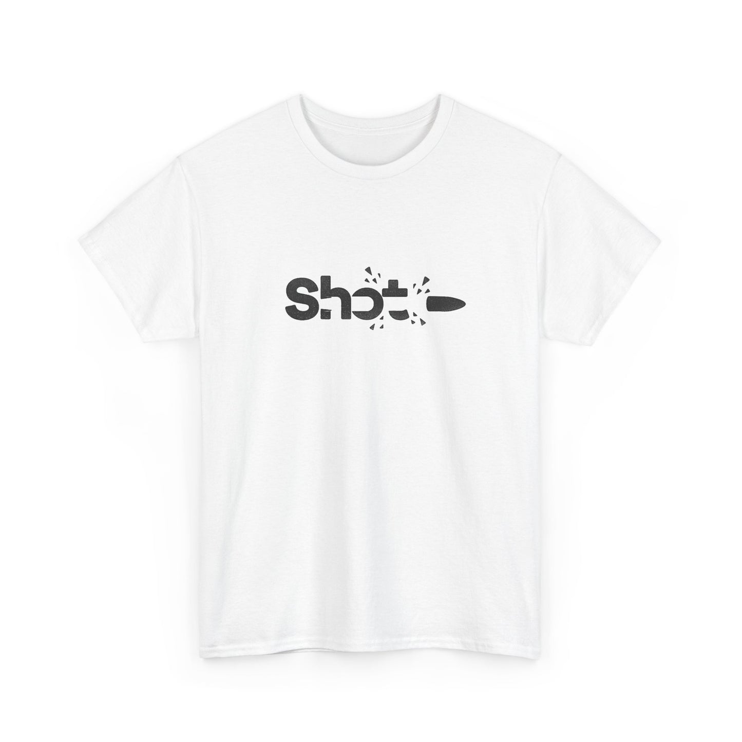 Bullet Shot 9mm Graphic T Shirt NEW Adult Regular Sizing Tee