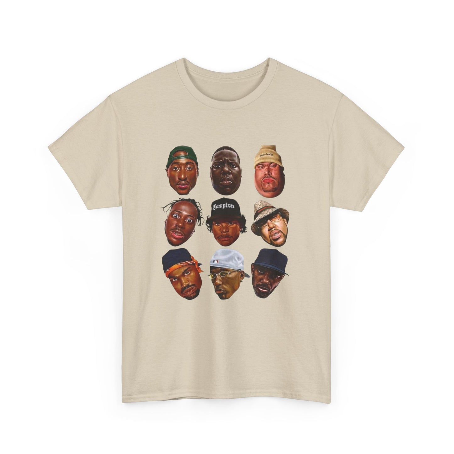 Hip Hop Legends Rap Vintage Graphic T Shirt NEW Unisex Heavy Cotton Tee