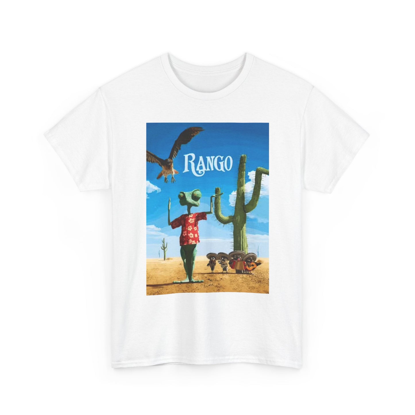 Rango T Shirt BRAND NEW Apparel Unisex Heavy Cotton Tee