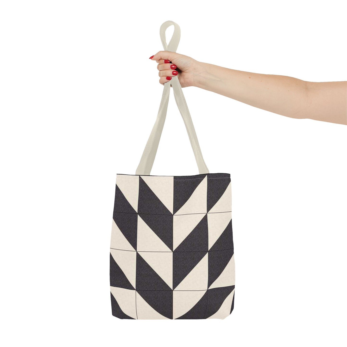 Black And Cream BRAND NEW Modern Purse - Pocketbook - Travel Tote Bag (AOP)