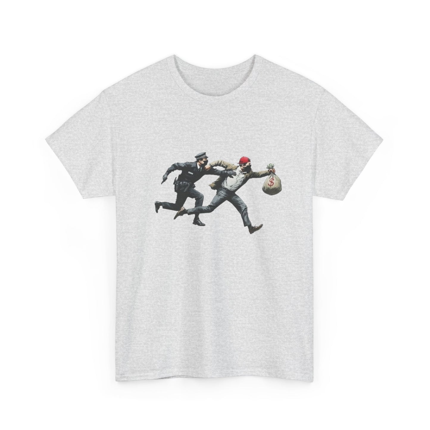 Cops And Robbers Graphic T Shirt NEW GIFT Unisex Heavy Cotton Tee