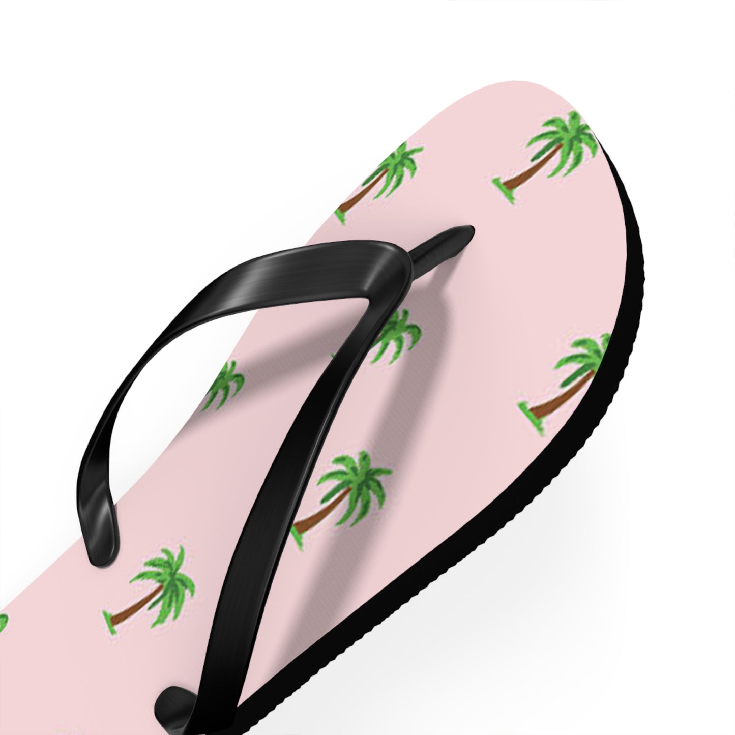 Palm Trees Pink Sandals Summer Flip Flops Slides BRAND NEW