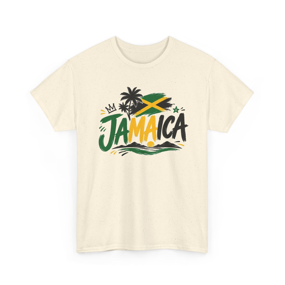Jamaica Graphic T Shirt Men's Retro Travel Islands Heavy Cotton Tee