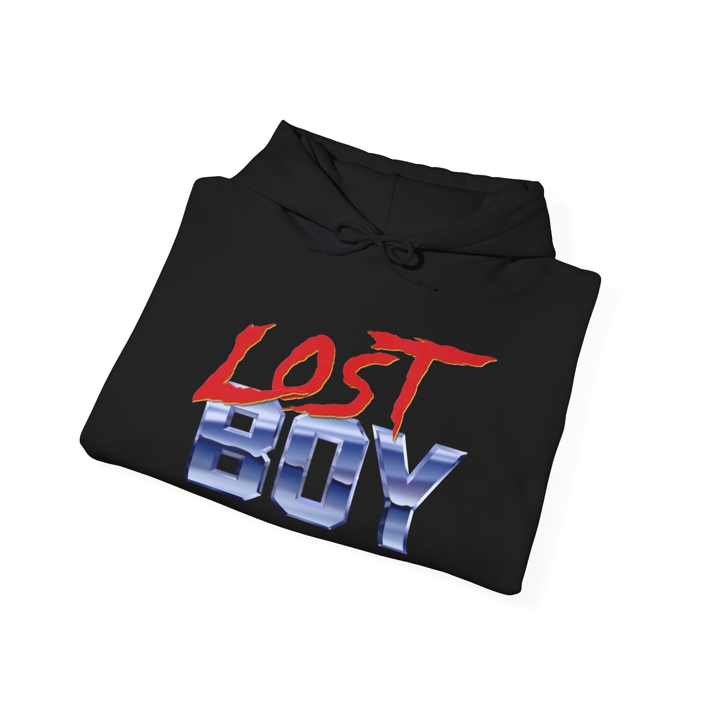 Lost Boy Vintage Graphic Hoodie Unisex Heavy Blend™ Hooded Sweatshirt
