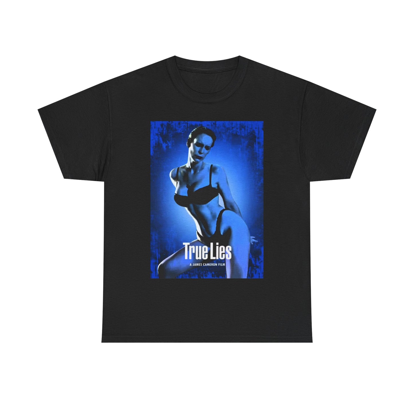 True Lies Tshirt Vintage Movie Action Arnold retro Unisex Heavy Cotton Tee