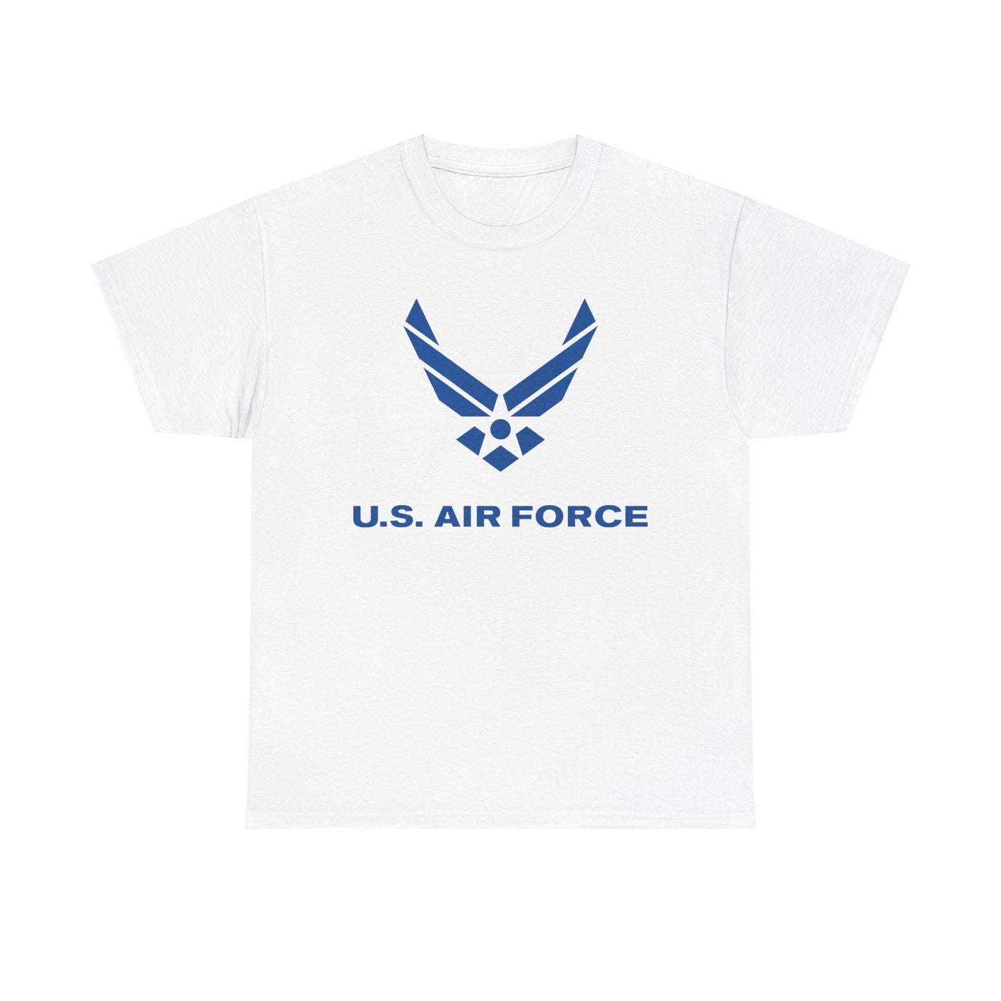US Air Force Graphic T Shirt Retro Logo Wings Unisex Heavy Cotton Tee