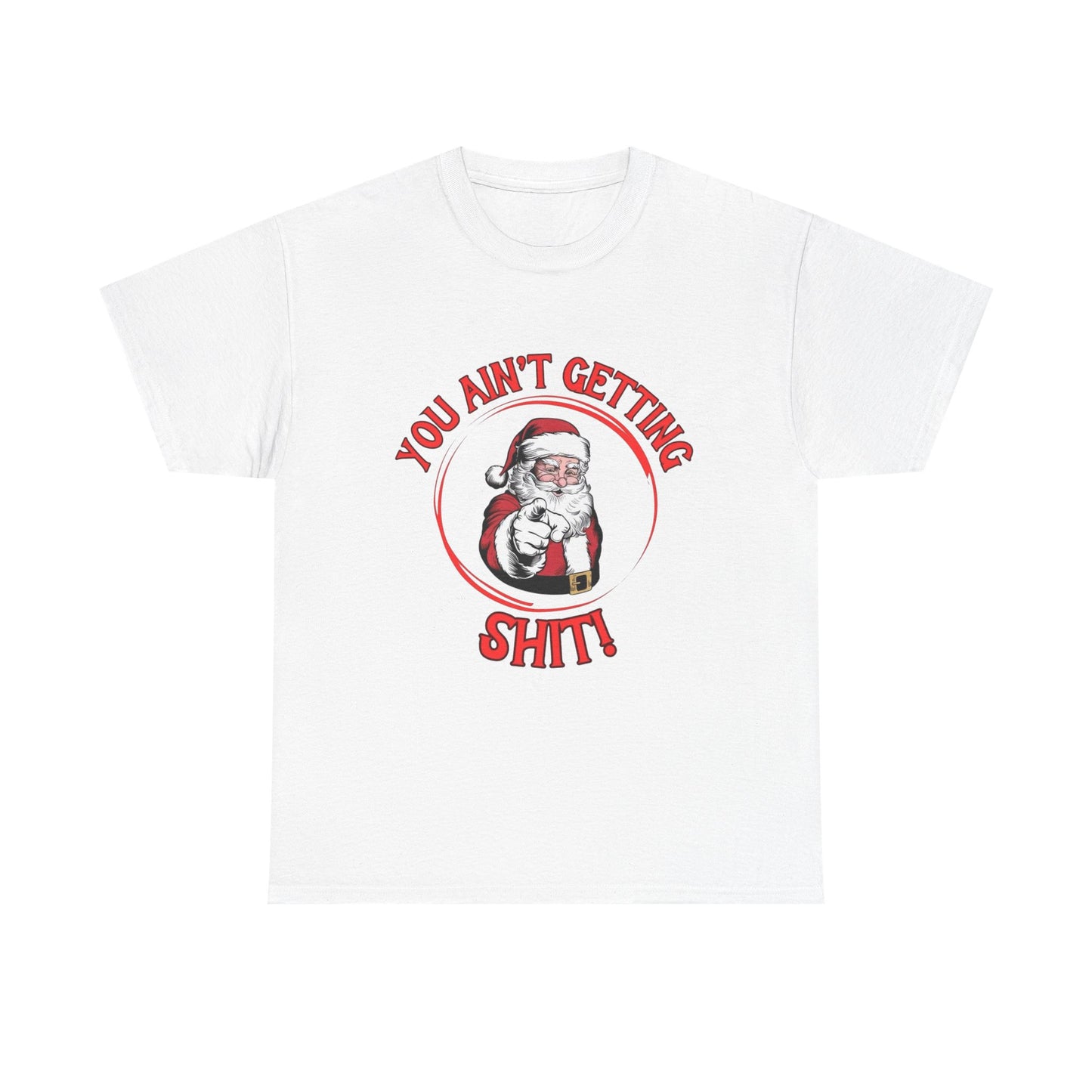 Funny Santa Jokes Graphic T Shirt Unisex NEW Heavy Cotton Tee