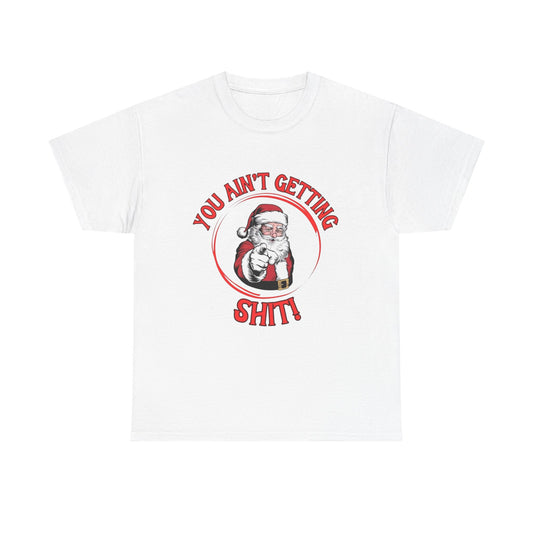 Funny Santa Jokes Graphic T Shirt Unisex NEW Heavy Cotton Tee