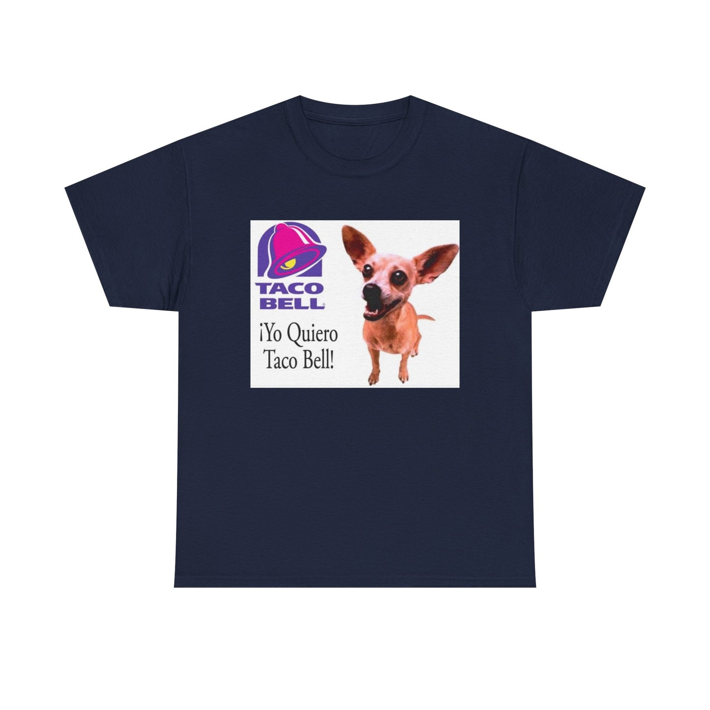 Taco Bell Shirt Funny Retro Logo Mexican Dog 90s Nostalgia Unisex Heavy Cotton