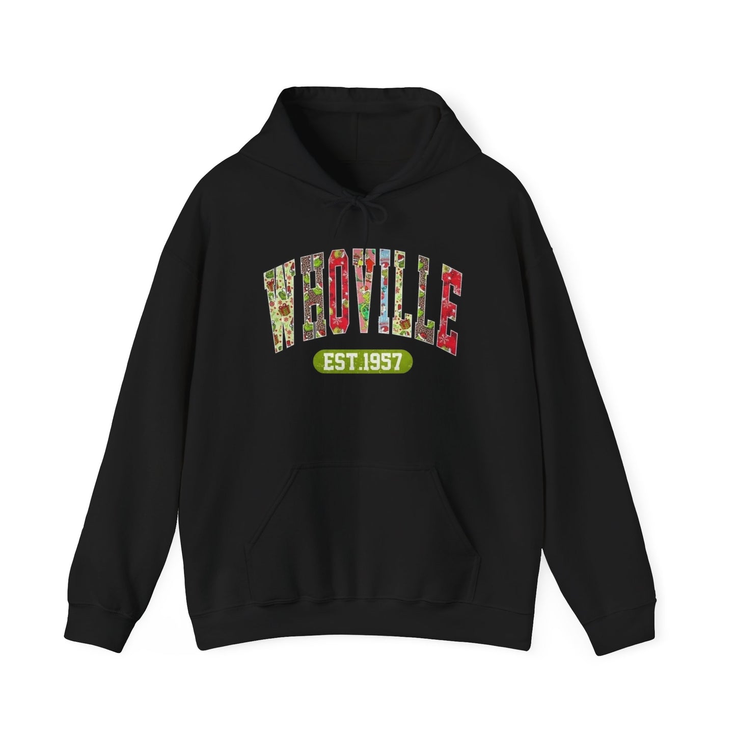 Whoville The Grinch Christmas Graphic Hoodie Heavy Blend™ Hooded Sweatshirt