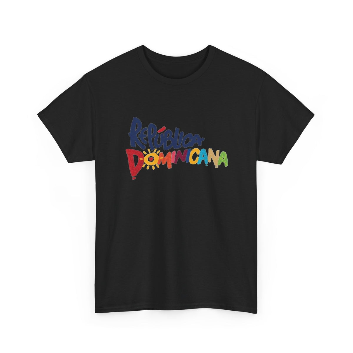 Dominican Republic Graphic T Shirt Men's Retro Heavy Cotton Tee