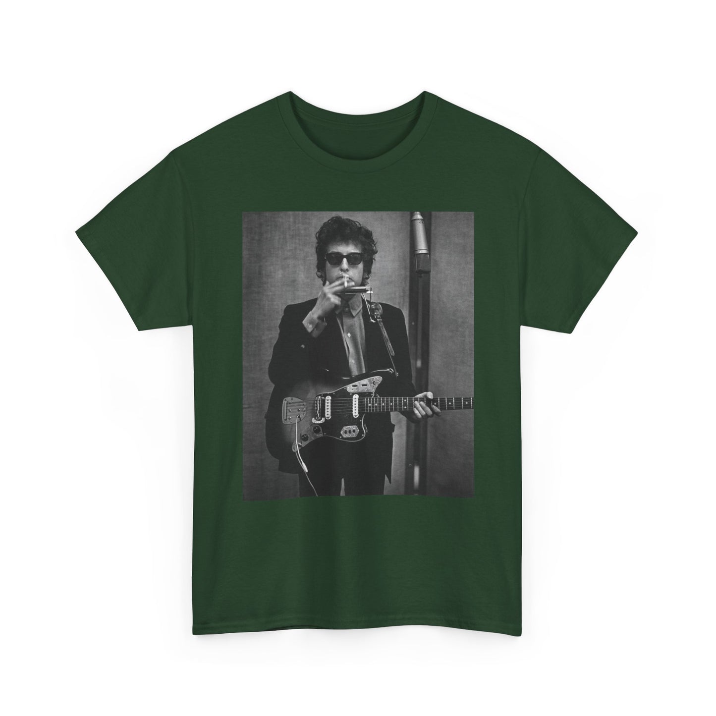 Bob Dylan T-shirt vintage classic rock retro art Unisex Heavy Cotton Tee