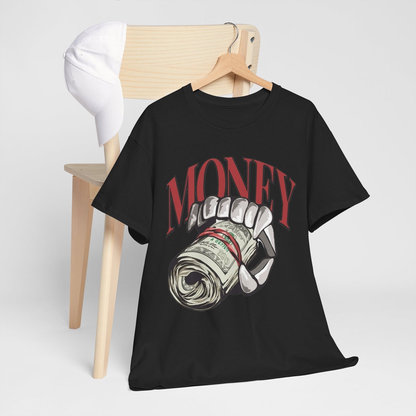 Money Grill Retro Street Wear Graphic T Shirt Unisex Heavy Cotton Tee
